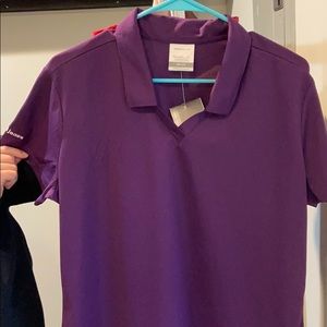 NWT purple golf shirt